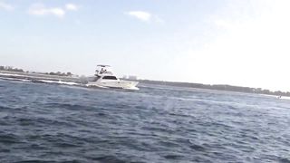 Two girls ended up licking each other on a boat - 2 image