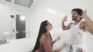 My Latina ex-wife came to my new job fighting over money... - 3 image