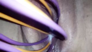 Make her Cream and Squirt then Dripping Creampie her - 3 image