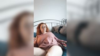 German Amateur Zucchini fuck and anal Dildo - 1 image