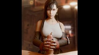 Final Fantasy Tifa Lockhart Handjob - 1 image
