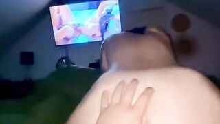 Tiny Redhead Takes it Rough in the Ass and Pussy Squirting and Ends in Gaping Cream Pie - 6 image