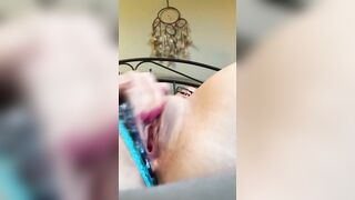 Horny MILF makes herself squirt - 13 image