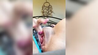 Horny MILF makes herself squirt - 14 image