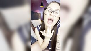 Naughty student ready for casting and masturbate creammy pussy - 6 image