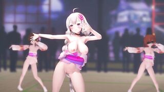 mmd r18 Akari-chan LOVE & JOY no mosaic Breasts version 3d hentai - 14 image