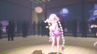 mmd r18 Akari-chan LOVE & JOY no mosaic Breasts version 3d hentai - 3 image