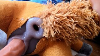 Centaur Sex Doll shows her huge pussy and squirts a lot - 1 image