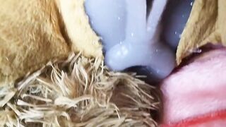 Centaur Sex Doll shows her huge pussy and squirts a lot - 15 image