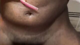 CREAMY EBONY COW GETS FUCKED BY FAN JUST IN TIME FOR SPOOKY SEASON - 15 image