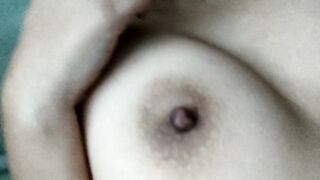 Squirting after playing with my nipples - 10 image