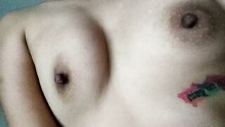 Squirting after playing with my nipples - 14 image