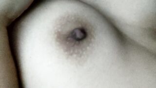 Squirting after playing with my nipples - 7 image