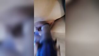 SQUIRT Solo Real Orgasms! Blonde PAWG moans and fucks herself with toy - 7 image
