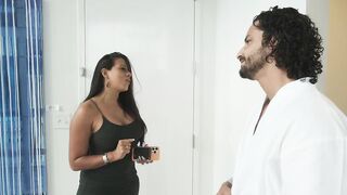 Hot Latina hotel manager gets fucked hard by an old client - 3 image