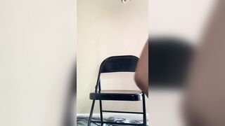 Crybae rides dildo on chair, squirts and plays in her pretty pussy - 15 image