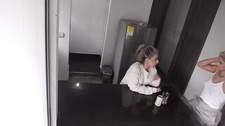 I fuck my brother's girlfriend in the kitchen!!!!! Anne_Austin and Isabellamout - 6 image