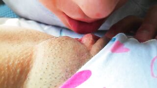 Helped my stepsister to have an orgasm with cunnilingus (Squirt Orgasm 69) - 14 image