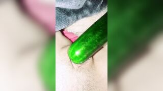 My frist Big Cucumber!