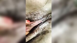 Black pussy clit play squirt and multiple orgasms - 4 image