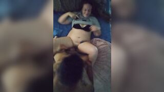 Roommates smoking, and Netflix turns into intense fucking part 5 (view from above) - 4 image