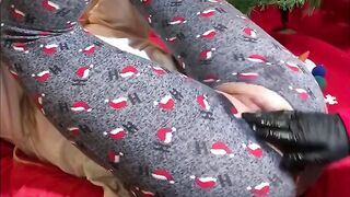 Friend Makes Me Squirt! Playing with my Big Clit, Bondage and Pussy Slapping!! - 12 image