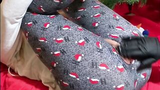 Friend Makes Me Squirt! Playing with my Big Clit, Bondage and Pussy Slapping!! - 5 image