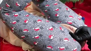 Friend Makes Me Squirt! Playing with my Big Clit, Bondage and Pussy Slapping!! - 6 image