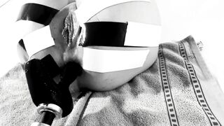 Kinktober day 22 - DUCK TAPE KINK: Intense orgasms and huge squirt with cock in her ass - 11 image