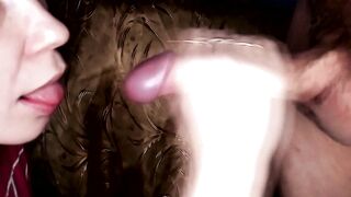 Sensual blowjob to neighbor and his warm cum on his lips - 15 image