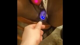 Ebony Slut Squirts Hardcore While Boyfriend Fucks Her Pussy With A Toy - 1 image