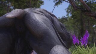 Furry Female Wolf & Rhino Fuck Hard (Some Pee) | Wild Life Furries - 11 image