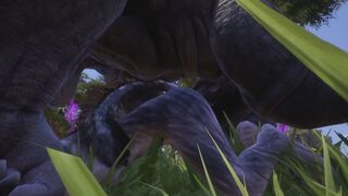 Furry Female Wolf & Rhino Fuck Hard (Some Pee) | Wild Life Furries - 13 image