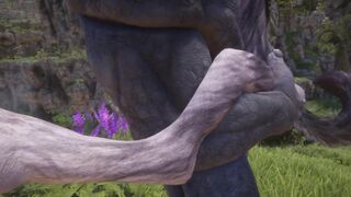 Furry Female Wolf & Rhino Fuck Hard (Some Pee) | Wild Life Furries