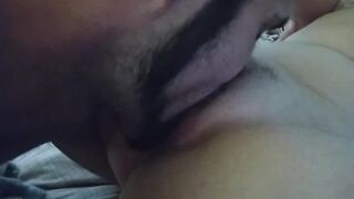 Licking her pussy real good. - 10 image