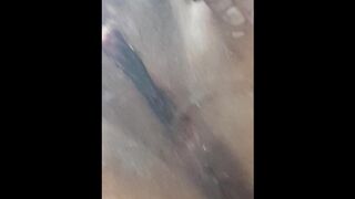 Sweet Teen Ebony Pussy Throbs And Oozes Cum - 1 image