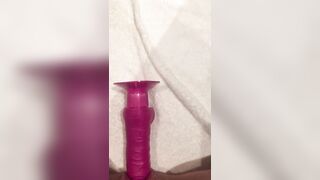 Fucking & teasing my tight pussy infront of the mirror until I squirt - 5 image