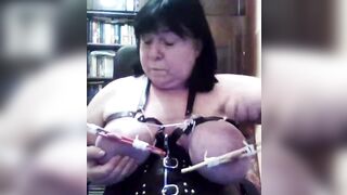 vitgun123 performed for Masters pleasure on skype playing with tits to earn masturbation and cum - 8 image