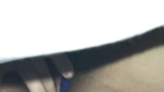 Playing with my pussy and squirting while my husband knocks out - 12 image
