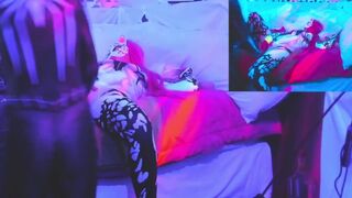 Neon Kitty SQUIRTS all over Spiderman and camera @ 7:20 mark - 1 image