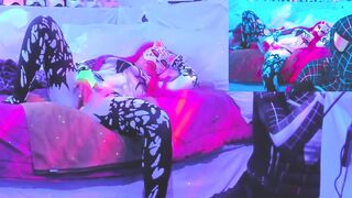 Neon Kitty SQUIRTS all over Spiderman and camera @ 7:20 mark
