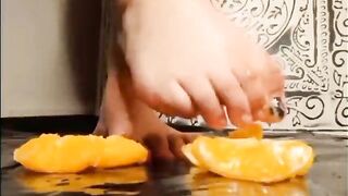 Feet and food fetish - 2 image