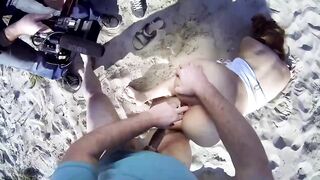 Beach walk turns into squirt and dick riding - 9 image