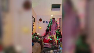 Our homemade Christmas love making (real couple) - 2 image