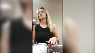 Using a dildo in college library - 2 image