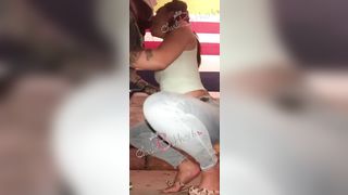 Best Public Ebony Sex Tape Ever! Squirting, Sloppy Head, Dirty Talk , Pretty Feet. Watch twice - 3 image