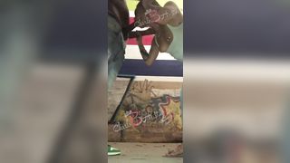 Best Public Ebony Sex Tape Ever! Squirting, Sloppy Head, Dirty Talk , Pretty Feet. Watch twice - 5 image