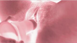 My Roommate lets me watch her dildo fuck and squirt twice for me! - 9 image