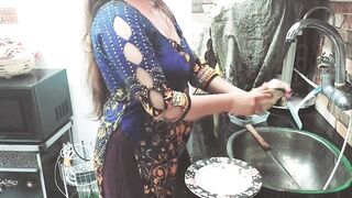 Punjabi Village Maid Fucked in Kitchen By Her Owner While She is Working - 2 image