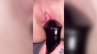 Horny Stepsister Squirts First Time 16inch Black Cock - 11 image